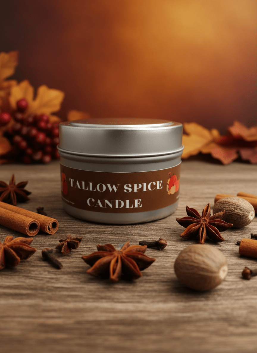 Tallow Spice Candle - 